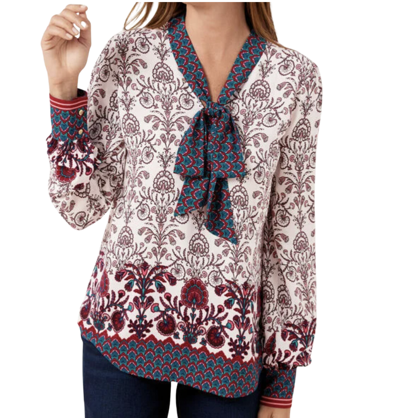 Tie Neck Soft Top